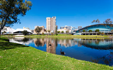 The Riverbank Precinct in Adelaide, Australia